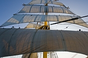 Sails on the foremast