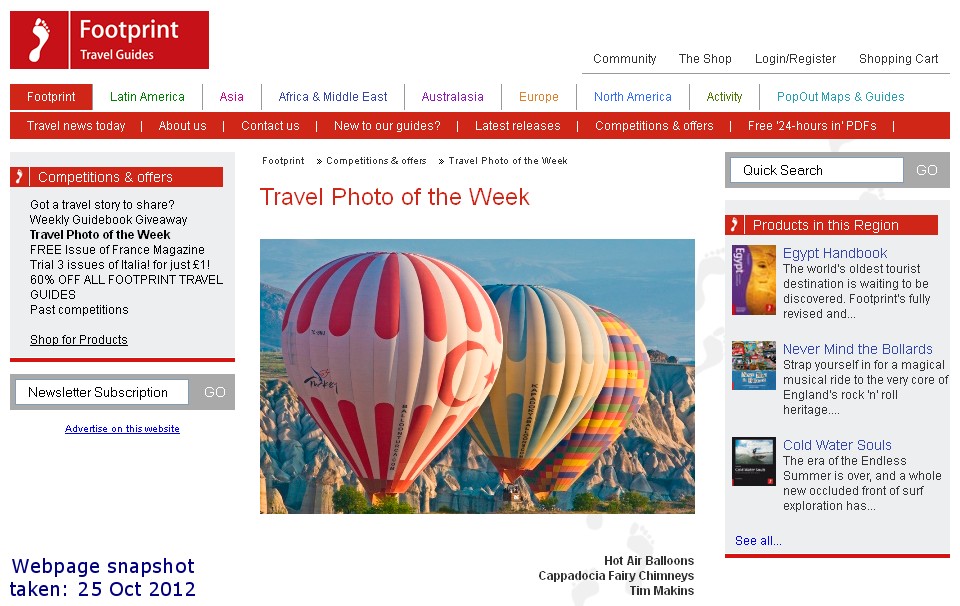 footprint travel guides travel photo of the week competition winner