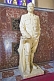 Image of White statue of Joseph Stalin, in the Stalin museum.
