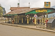 Ghoom Railway Station on the Himalayan Mountain Railway, one of the highest stations in Asia.