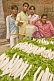 Mooli (radish) sellers in back-streets near the Yamuna River.