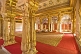 Image of Ornate gilded throne room in the Meherangarh Fort Palace Museum.