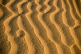 Wind-blown ridges in the sand dunes.