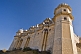 The high walls of the Kumbhalgarh Palace present a formidable obstacle to any attacker.