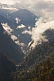 Image of The mountains around Lachung show a dramatic contrast between forested slopes and snow-capped peaks.