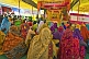 Village Women In Saris Watch Religious Play