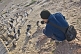 Photographing penguins at the Penguin Colony on the Bahia Camarones.