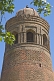 Image of The 50m high 11th Century Uzgen Minaret is one of the few Karakhanid buildings that remain in Ozgon.