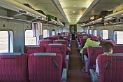 Interior of Red Class carriage on the 'Indian Pacific'