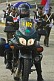 Motorcyclist in the Panamanian Security Services takes part in the national Flag Day Parade in Panama City.