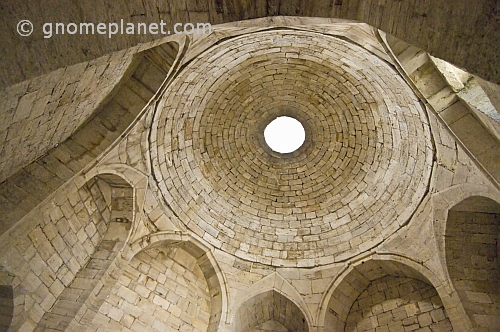 Domed stone ceiling in the Palace of the Shirvan Shahs.