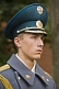 Image of Russian soldier guarding the World War II eternal flame, at the rear of the Kremlin.