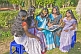 Sri Lankan Women in Traditional Saris - 07