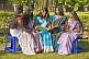 Sri Lankan Women in Traditional Saris - 16