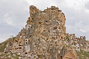 The Uchisar Fairy Castle is a maze of rock-cut rooms and chambers, as well as being a superb defensive site.