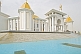Image of The golden-roofed Turkmenbashi Ruhy Mosque is the biggest in Central Asia, and can hold 10,000 worshippers.