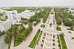 View over Independence Square and central Ashgabat from the Arch of Neutrality.