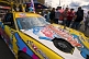 Ukrainian drift champion car on show in Khreshchatyk Street.