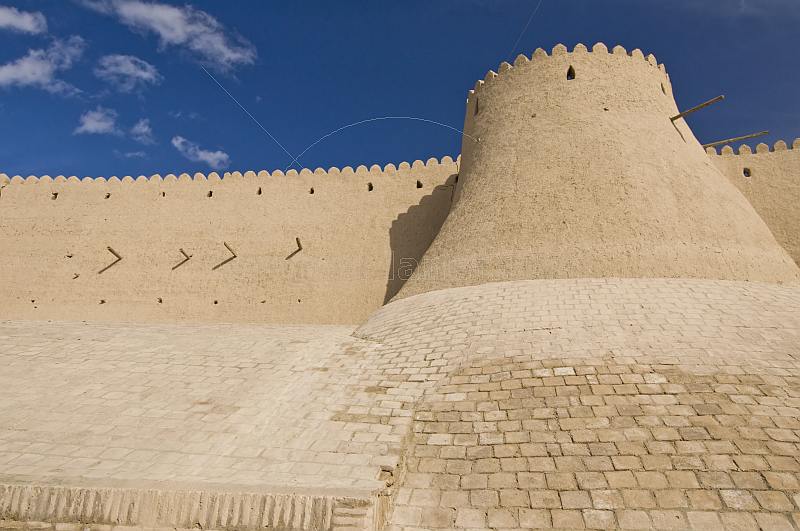 The 2.5km city walls, near the Kuhna Ark, were rebuilt from mud bricks in the 18thC, after being destroyed by the Persians.