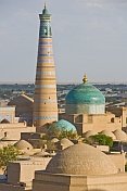 Minaret and madrassah of Islam-Khodja, viewed from the Kuhna Ark.