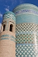 Image of Turquoise-tiled Kalta-Minor minaret was begun in 1851 by Mohammed Amin Khan, who died before it could be finished.