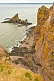 Image of Steep lichen covered cliffs and rocky outcrops at the Cape Split Provincial Park Reserve.