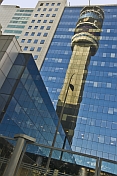 Reflections of the Entel Tower.