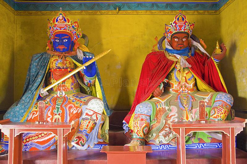 God statues at the Dazhao Buddhist Lamasery.