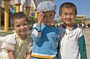 Three Uighur children.