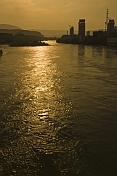 Sunset on the Yellow River.