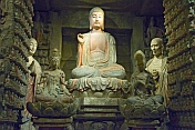 Reconstructed Buddhist temple at the Shaanxi History Museum.