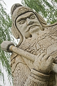 Chinese statue of a General, on the Spirit Way leading to the Ming Tombs.