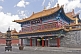 Image of Incense burner and temple exterior at the Dazhao Lamasery.