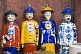 Image of Pottery Chinamen figurines.