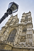 Towers of Westminster Abbey a Gothic church in the City of Westminster built in 1722.