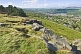Image of View over Ilkley town from Ilkley Moor and the Cow and Calf Rocks.