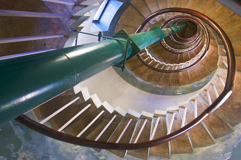 Spiral stairs at the Vizhinjam Lighthouse