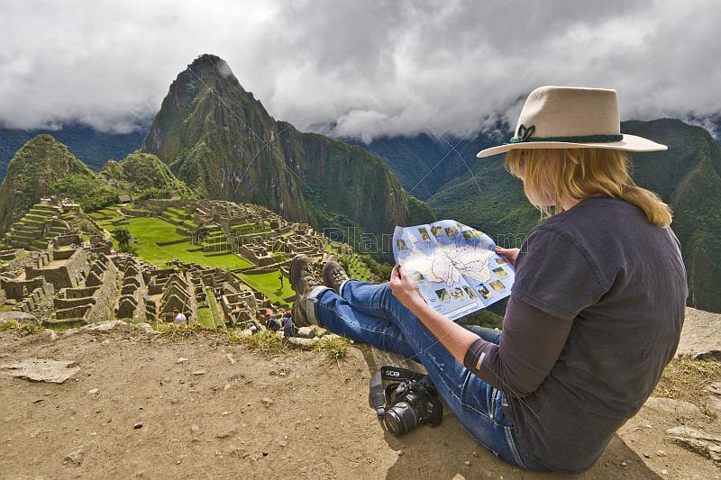 Looking out over Machu Picchu