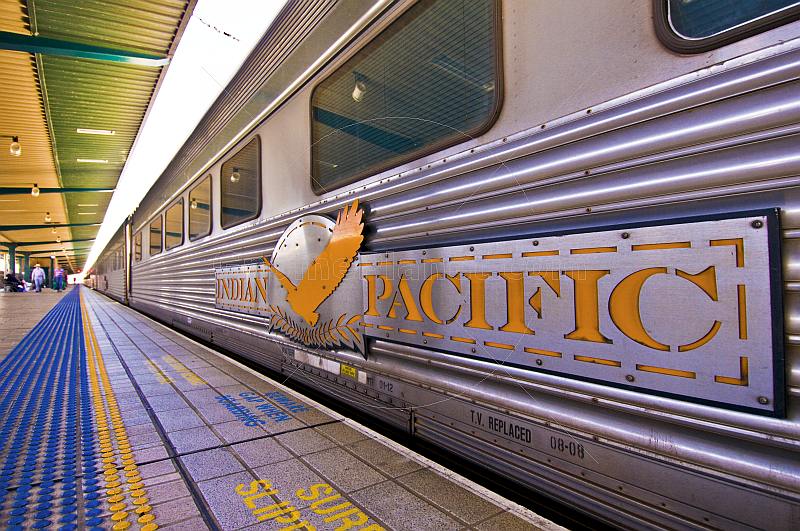 Indian Pacific Carriages at Central Station